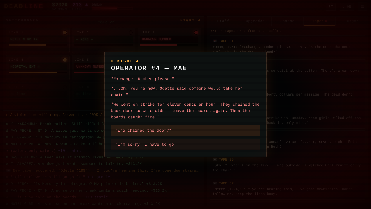 dead-line screenshot