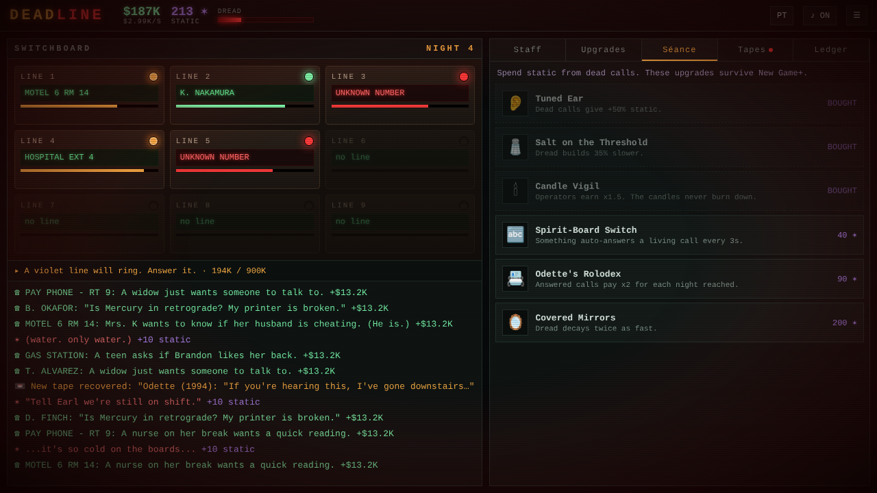dead-line screenshot