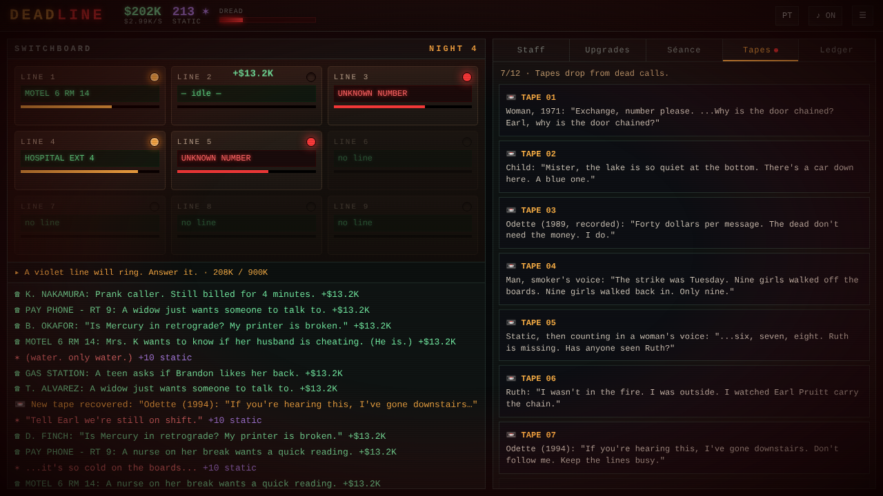 dead-line screenshot