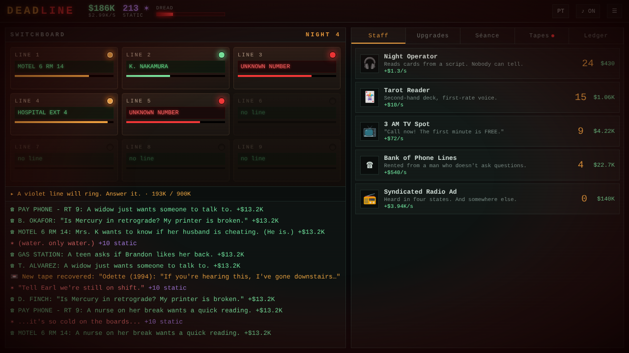dead-line screenshot