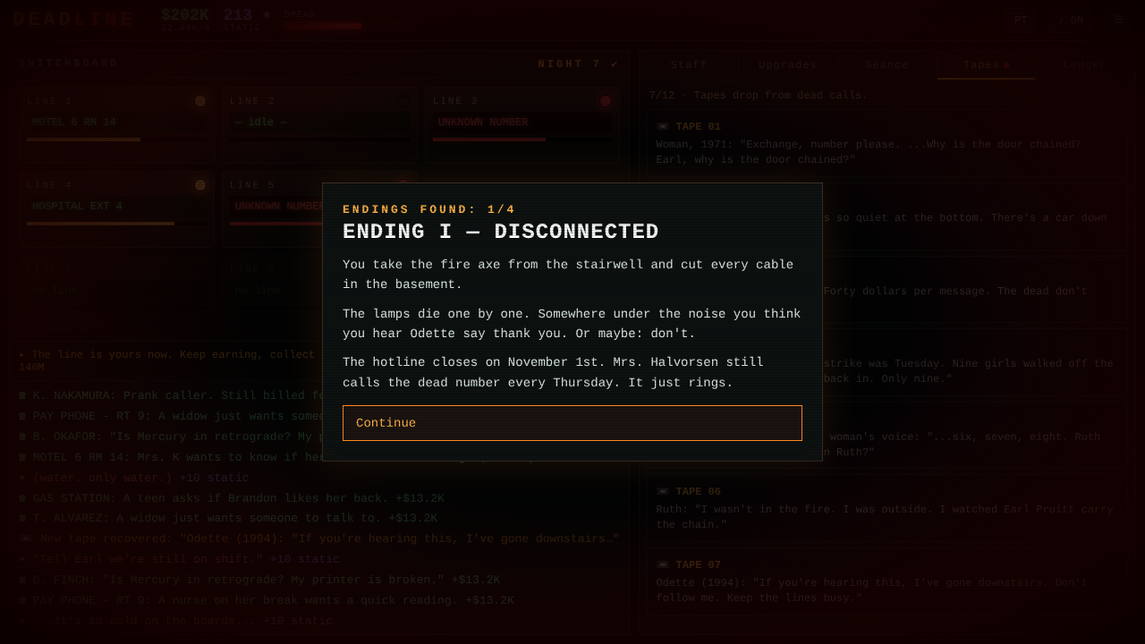 dead-line screenshot