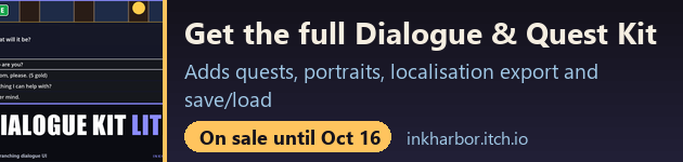 Full Dialogue and Quest Kit, on sale until Oct 16