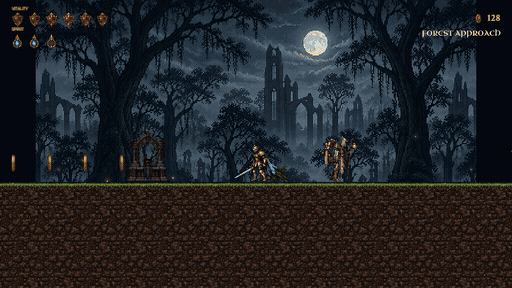 Dash upward — BABEL in-engine gameplay