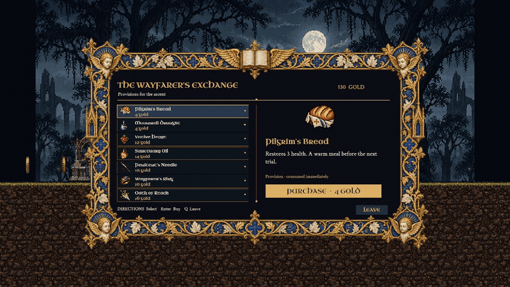 The wayfarer’s exchange — BABEL in-engine gameplay