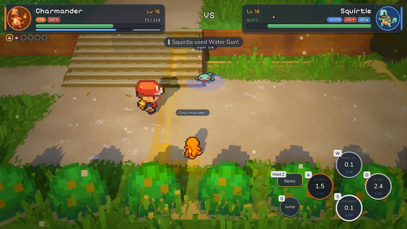 Pokemon Battle Advanced - demo screenshot