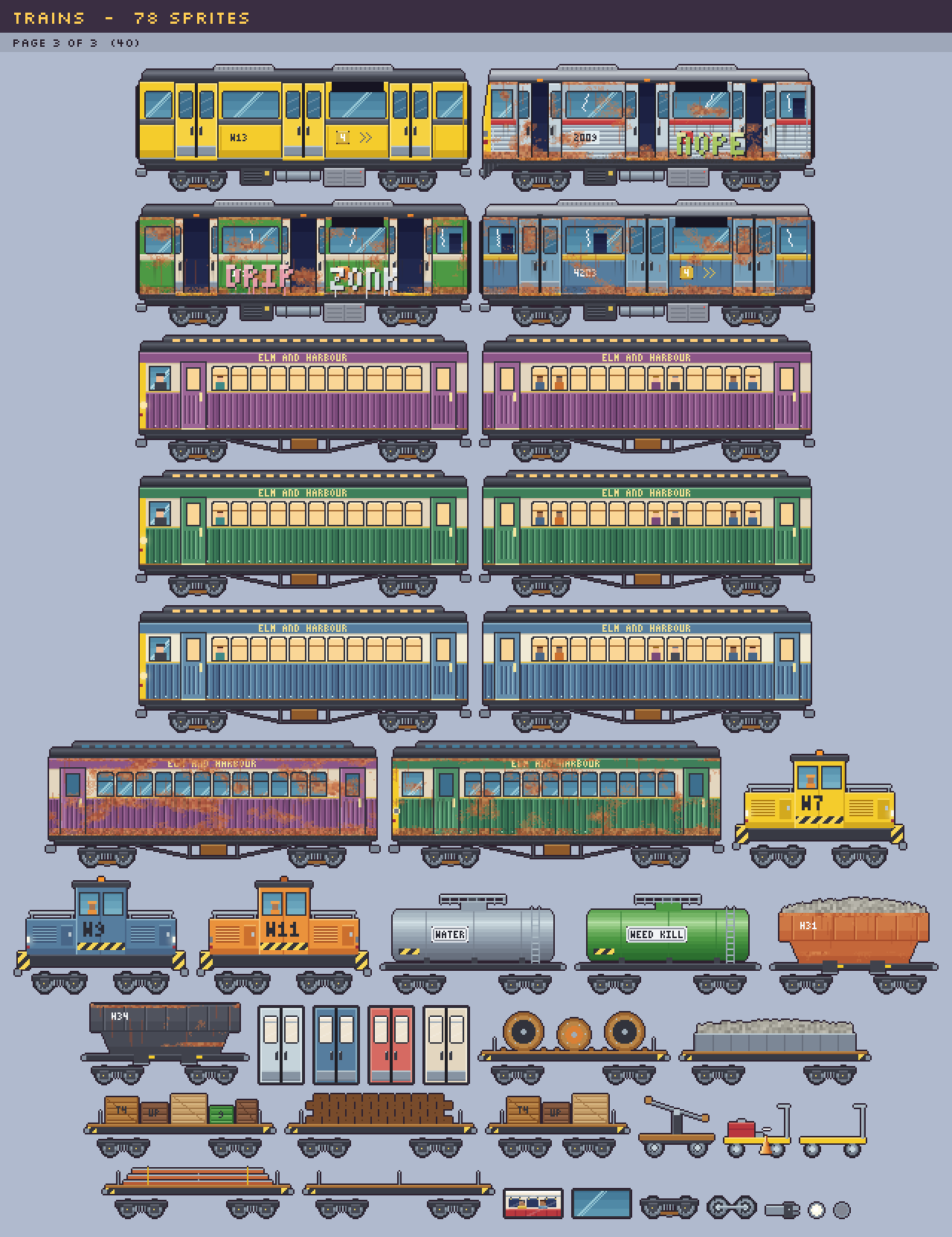 Train props, page 3