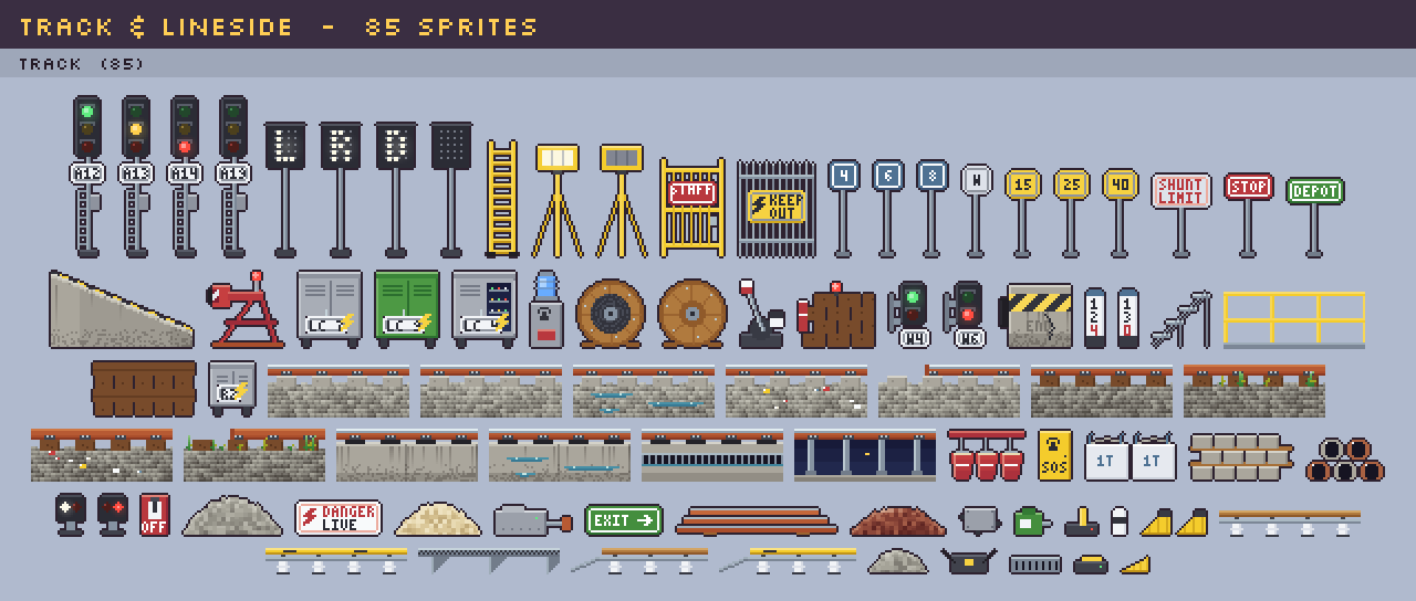 Track and lineside props