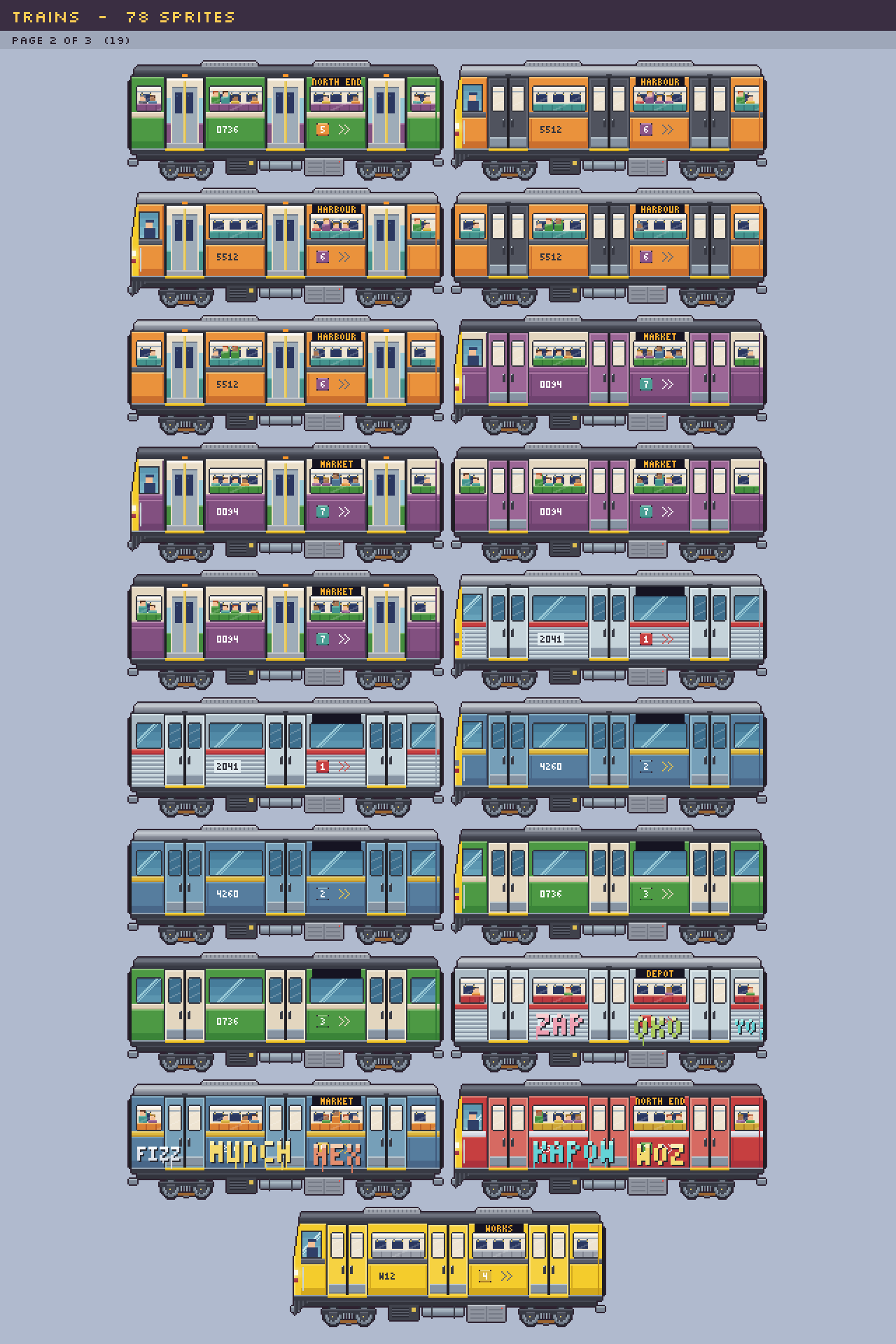 Train props, page 2