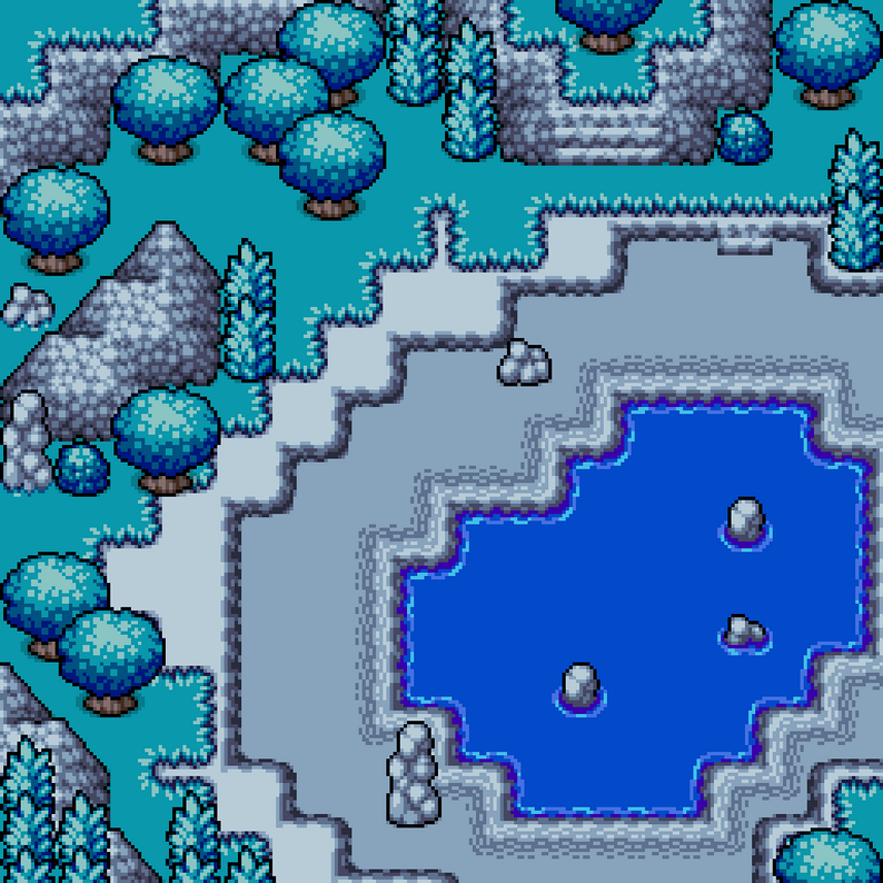 Tiny Tales Pixel : Overworld 2D RPG Tileset Asset Pack by Mega Tiles