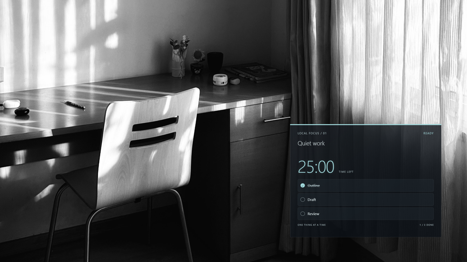 Local Focus Widget 01 in an OBS scene