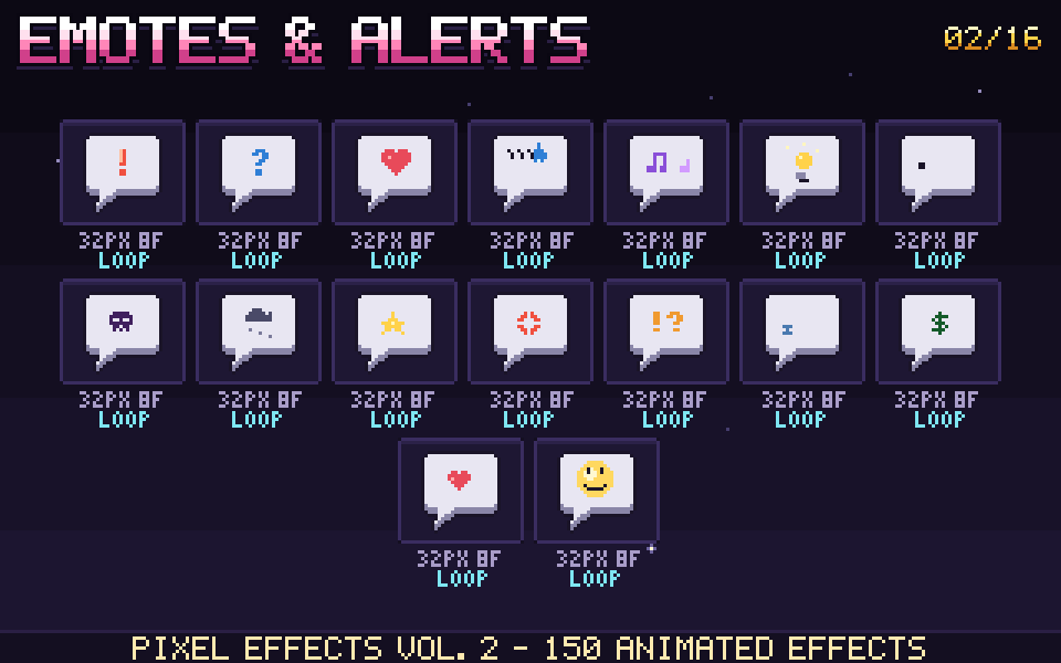 Animated Pixel Effects - Vol. 2 by CipriEnt