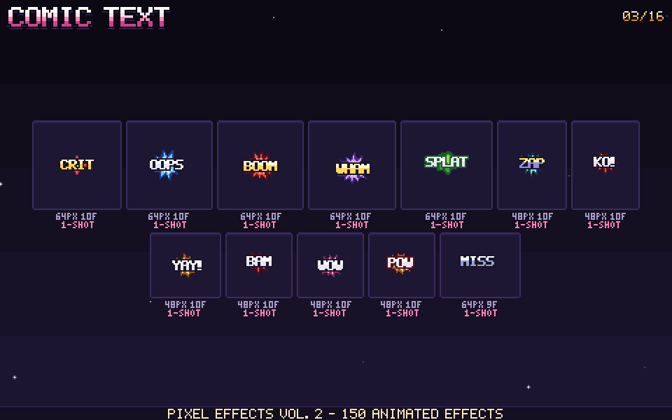 Animated Pixel Effects - Vol. 2 by CipriEnt