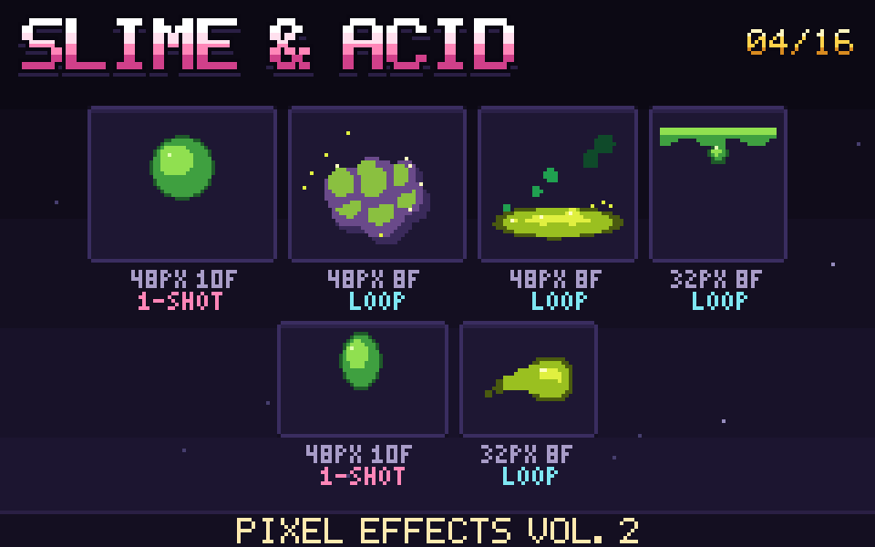 Animated Pixel Effects - Vol. 2 by CipriEnt