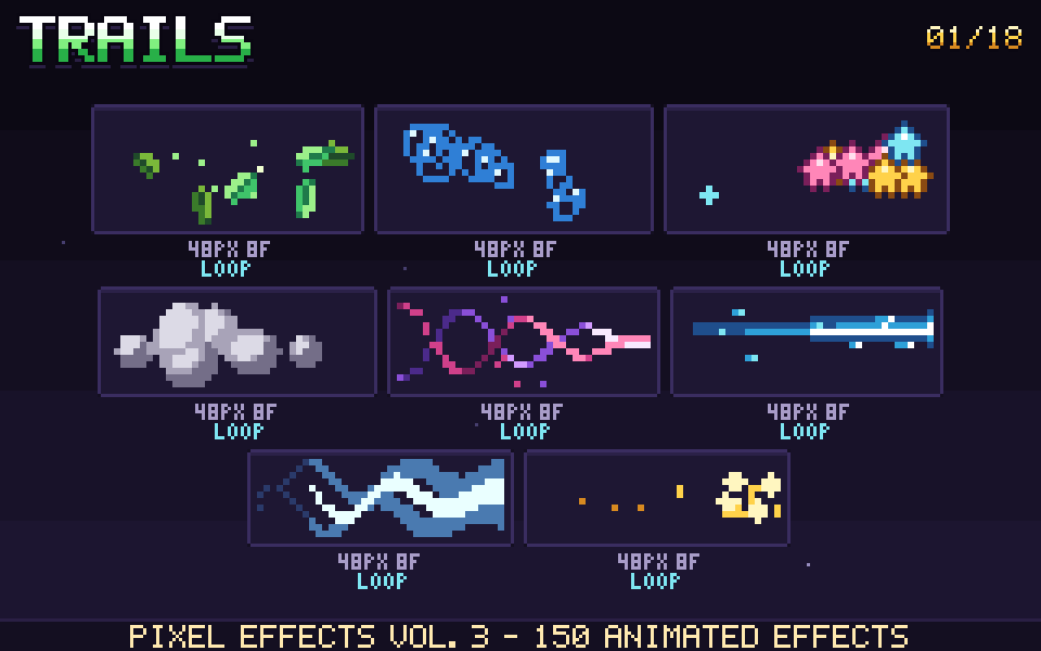 Animated Pixel Effects - Vol. 3 by CipriEnt