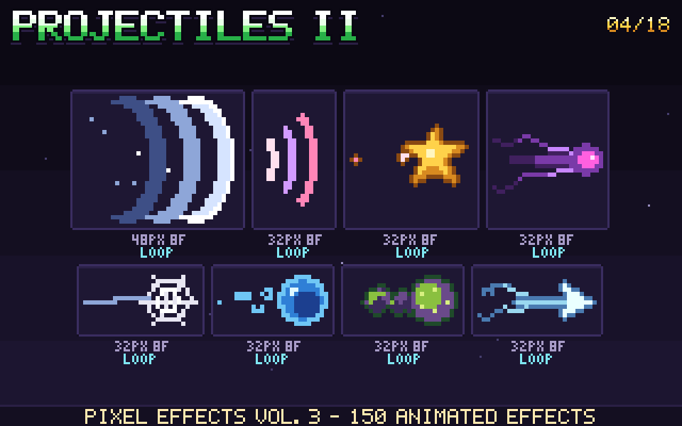 Animated Pixel Effects - Vol. 3 by CipriEnt