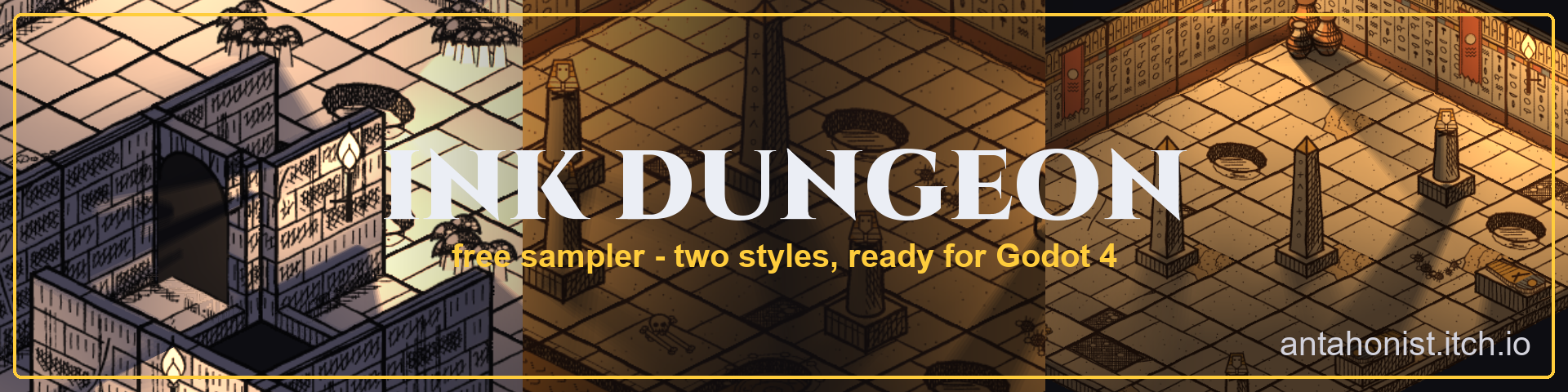 Free Ink Dungeon sampler is out - FREE Ink Dungeon Sampler - Godot Iso ...