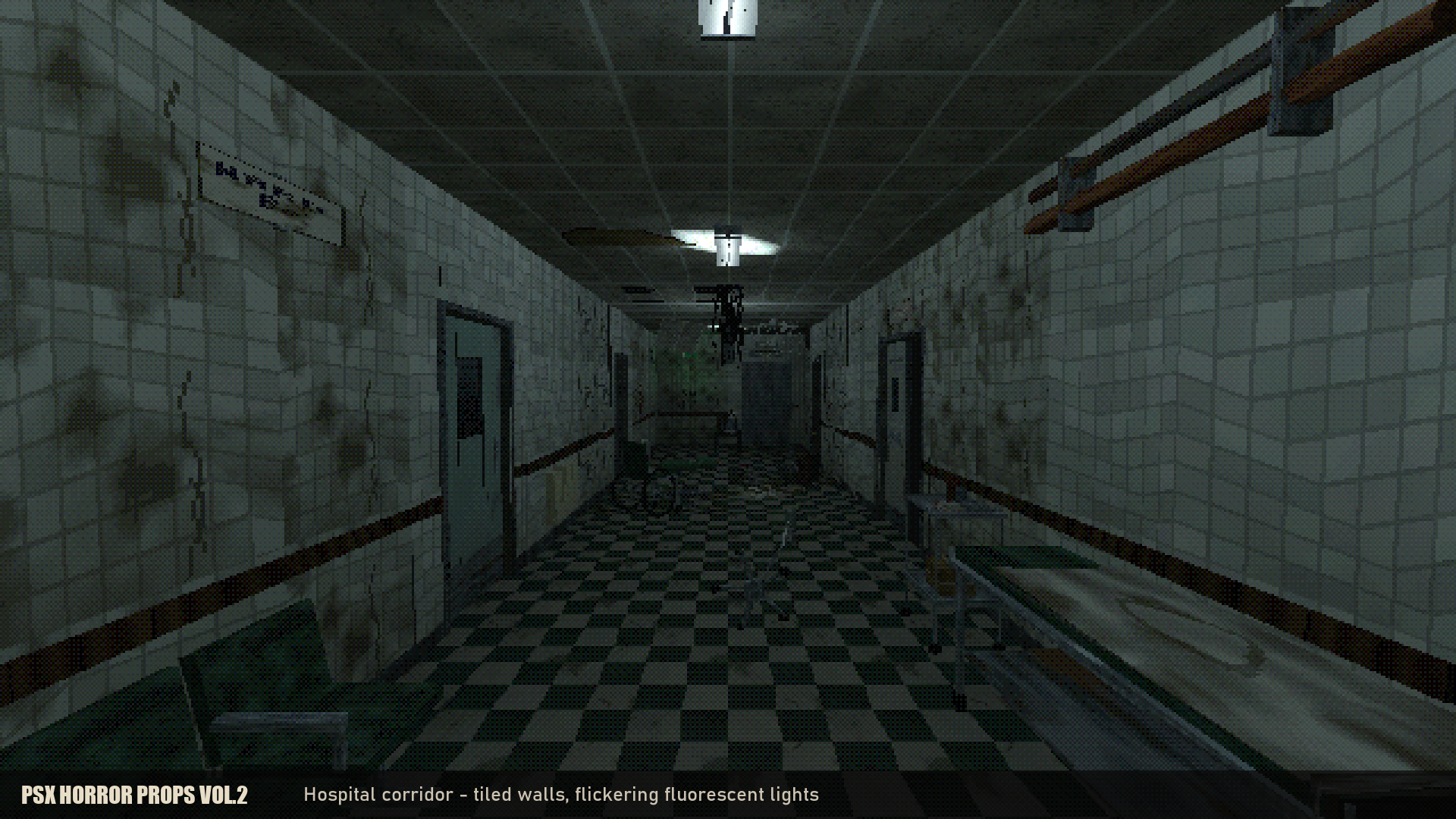 Unity Catalog Comment PSX Horror Props Vol.2 - Abandoned Hospital: 182 PS1-Style Props (Godot ...