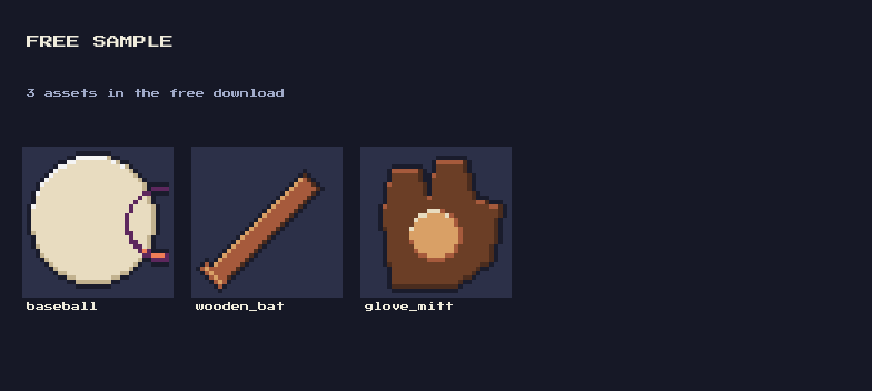 Ballpark Baseball Day: 10 32x32 Pixel Baseball Icons by falvey