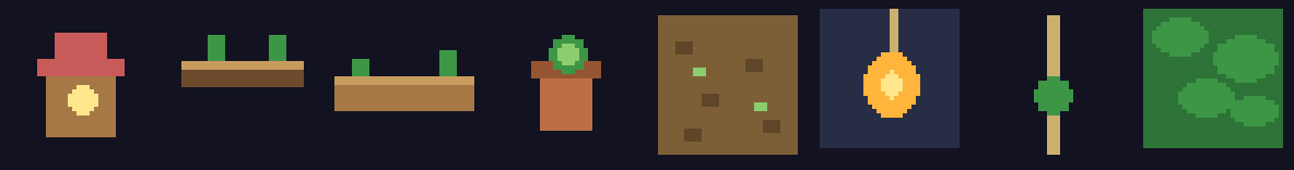 Treehouse Village Tileset — Forest Platform Tiles by bobkingg
