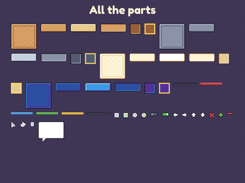 Pixel UI Kit by freezepops