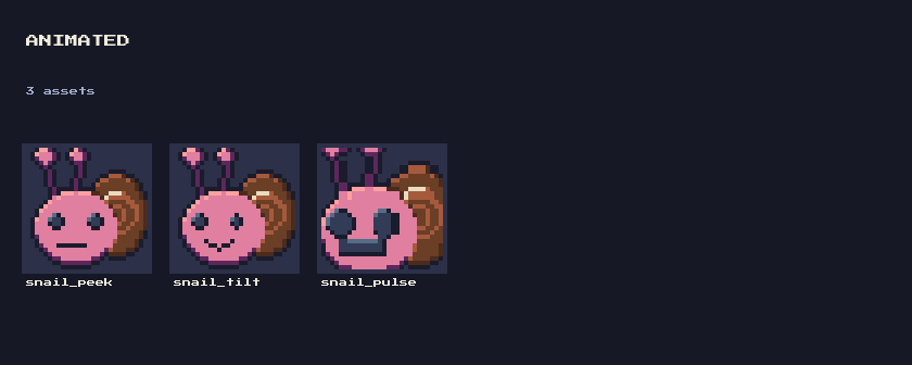 Slow Snail Emotes: 19 Pixel Snail Emotes (28x28) by falvey