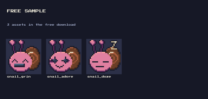 Slow Snail Emotes: 19 Pixel Snail Emotes (28x28) by falvey