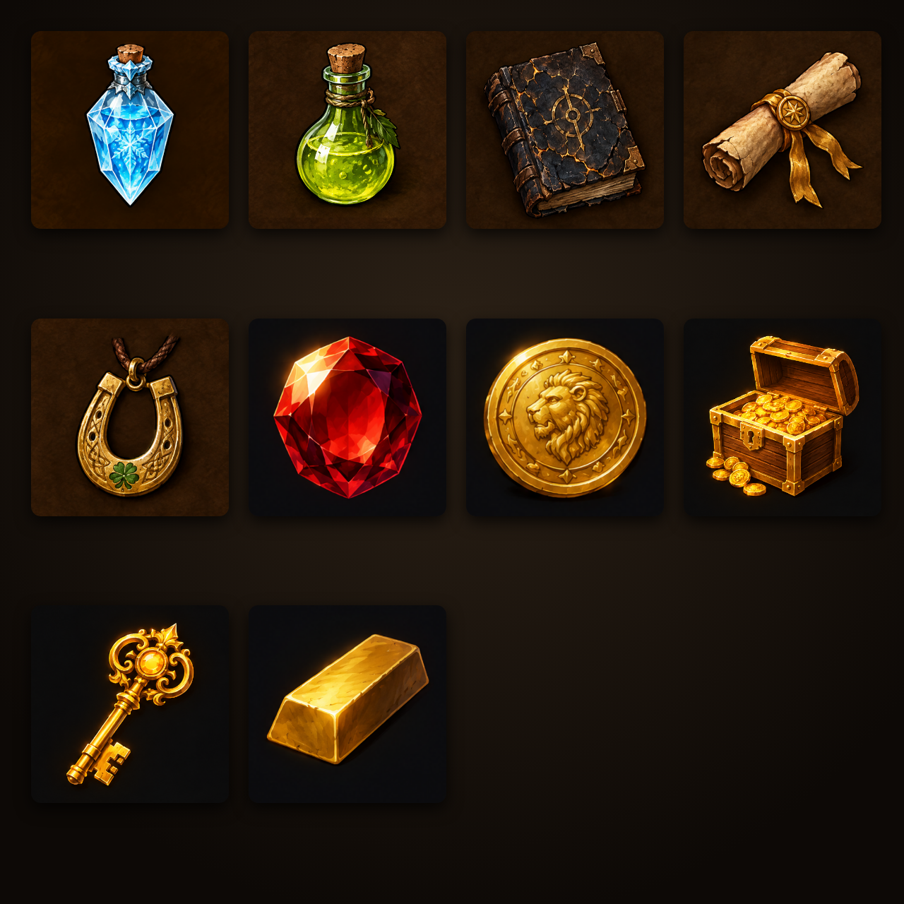 Brosure Fantasy Icons: Dungeon Crawler Starter Pack by Brosure Group