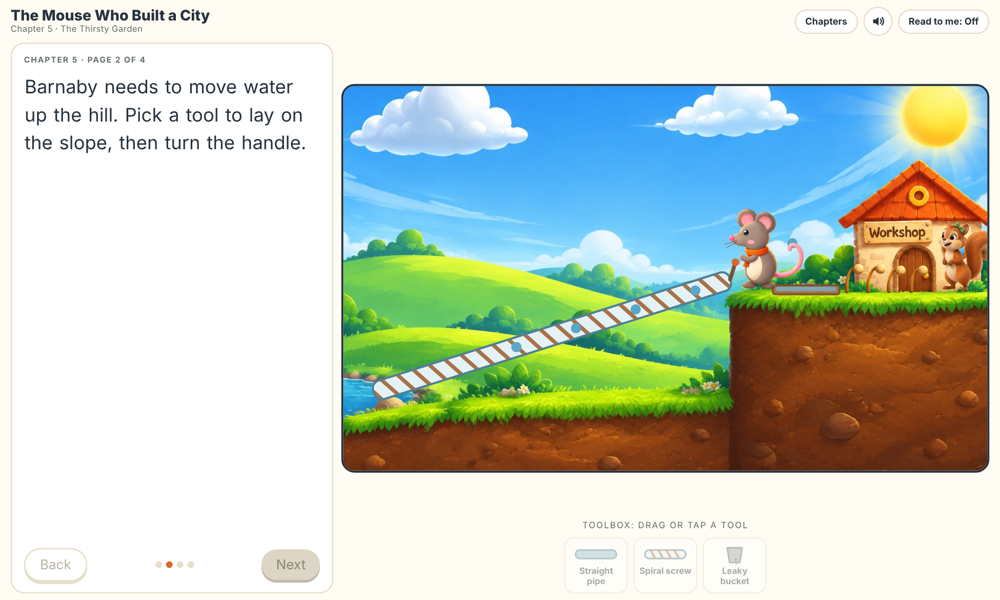 Which Simple Machine Is A Ramp The Mouse Who Built a City by dcducky