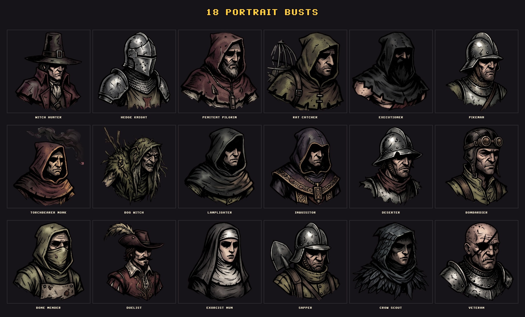 Grimdark Ink Battlers - 54 Gothic Characters is live - Grimdark Ink ...