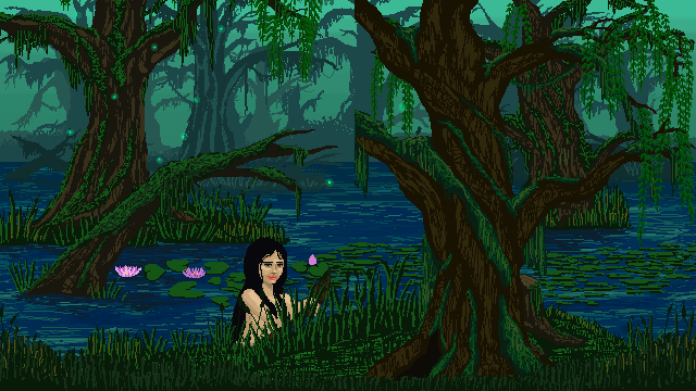 Swamp Background by Myaumya