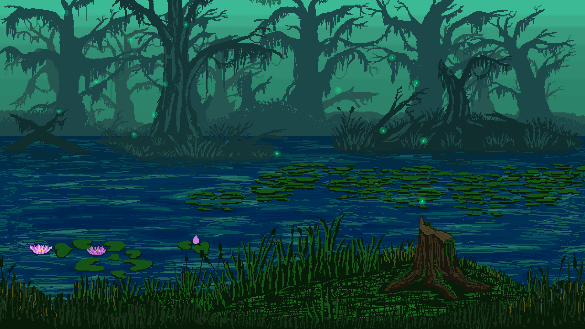 Swamp Background by Myaumya