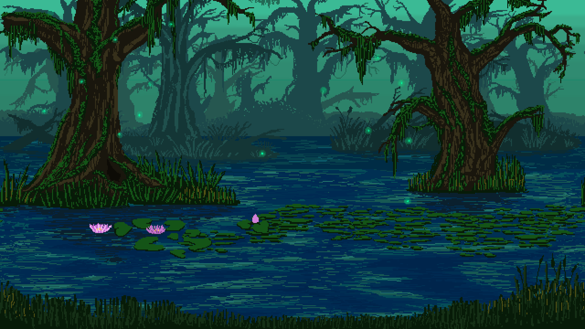Swamp Background by Myaumya