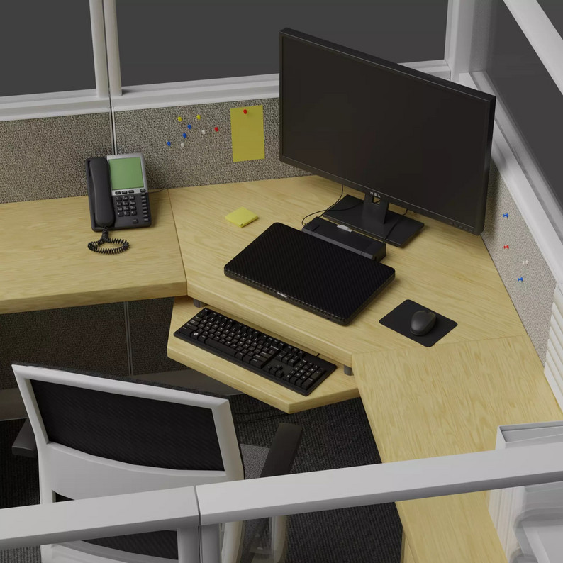 Office Cubicle Area by Narrative ID Studios
