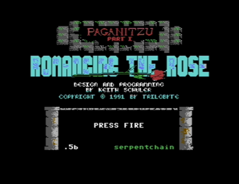 paganitzu c64 title screen