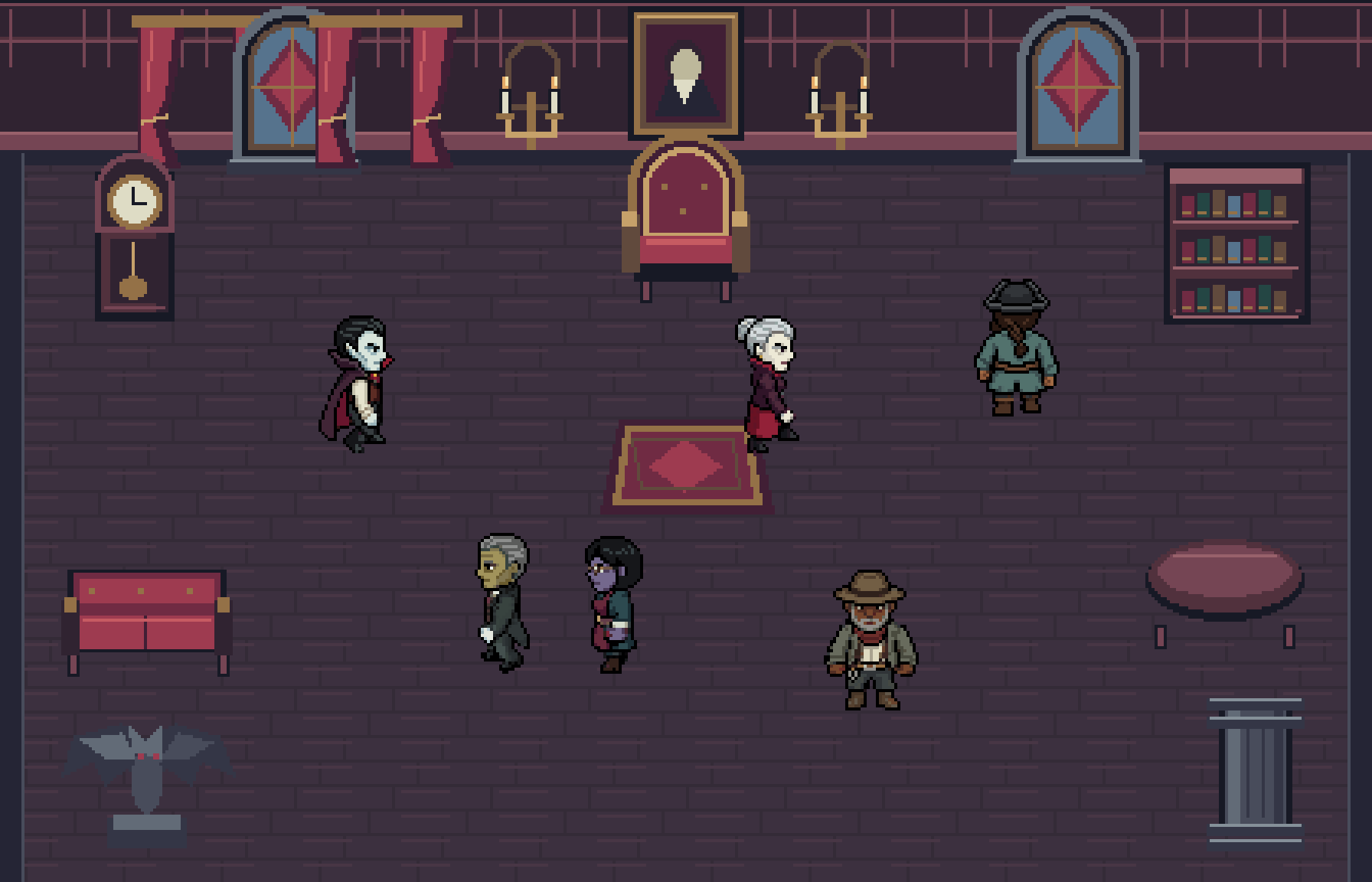 Vampire Manor is out now — free gothic rooms + six animated characters ...