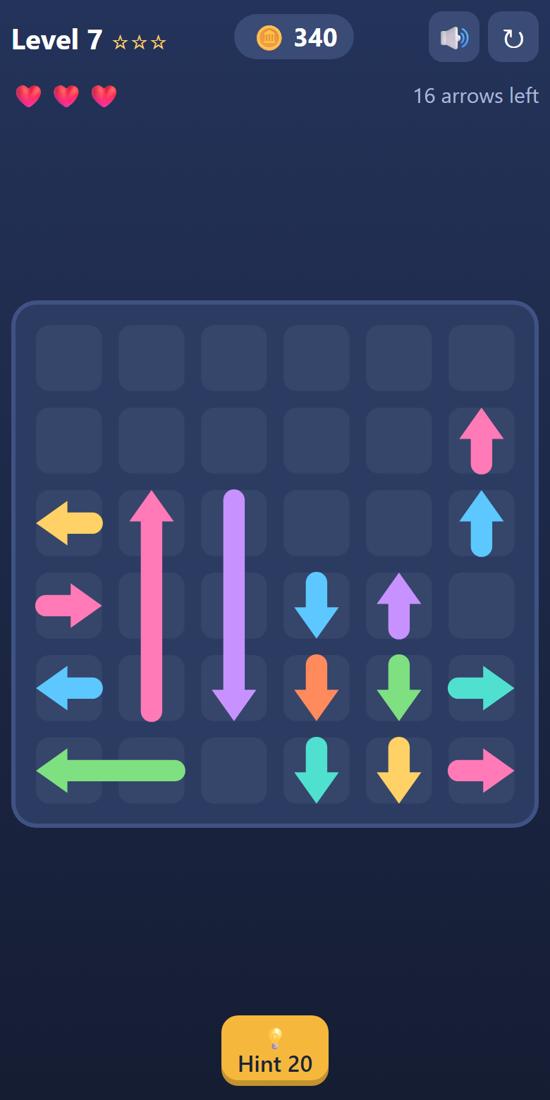 Arrow Out: Tap Puzzle by piyushkalra