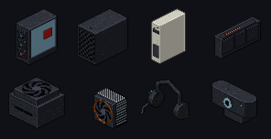 PC Build & Repair - 3D Pixel Art Kit is live - PC Build & Repair - 3D ...