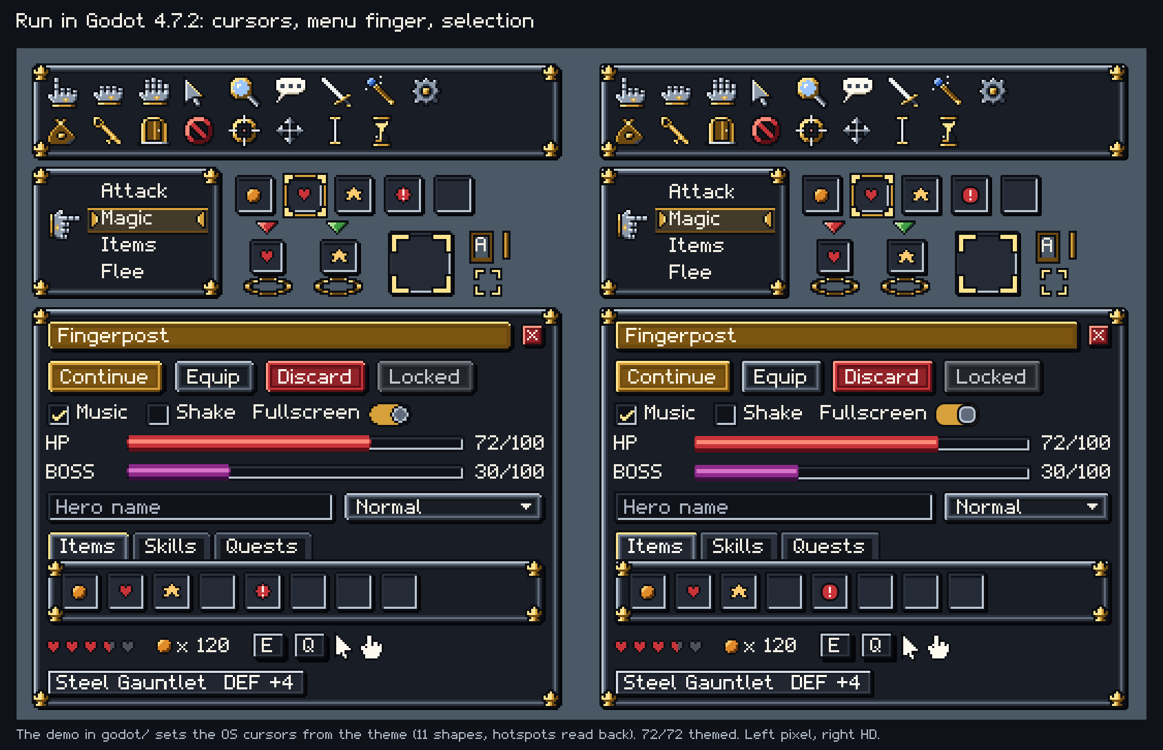 Fingerpost: RPG Cursor and Selection UI Kit (Mouse Cursors with ...