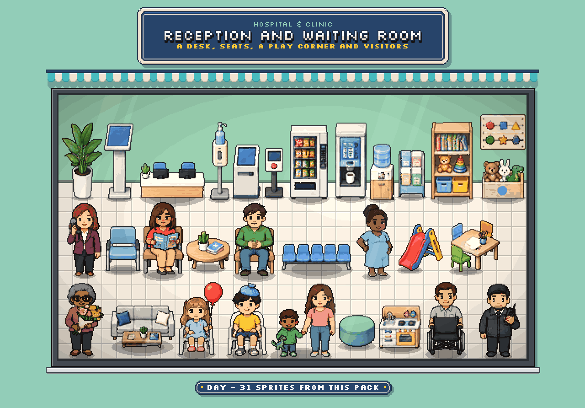 Modern City Mega Pack v1.2 - 1,000 Everyday Life Icons and a Game UI ...