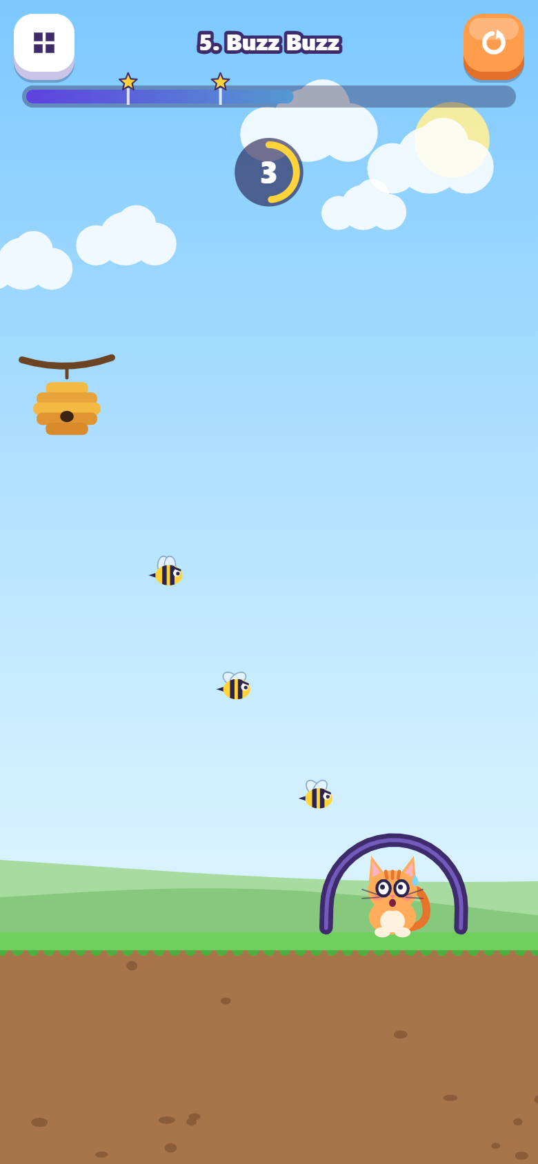 Kitty Shield: Draw to Protect gameplay screenshot 1
