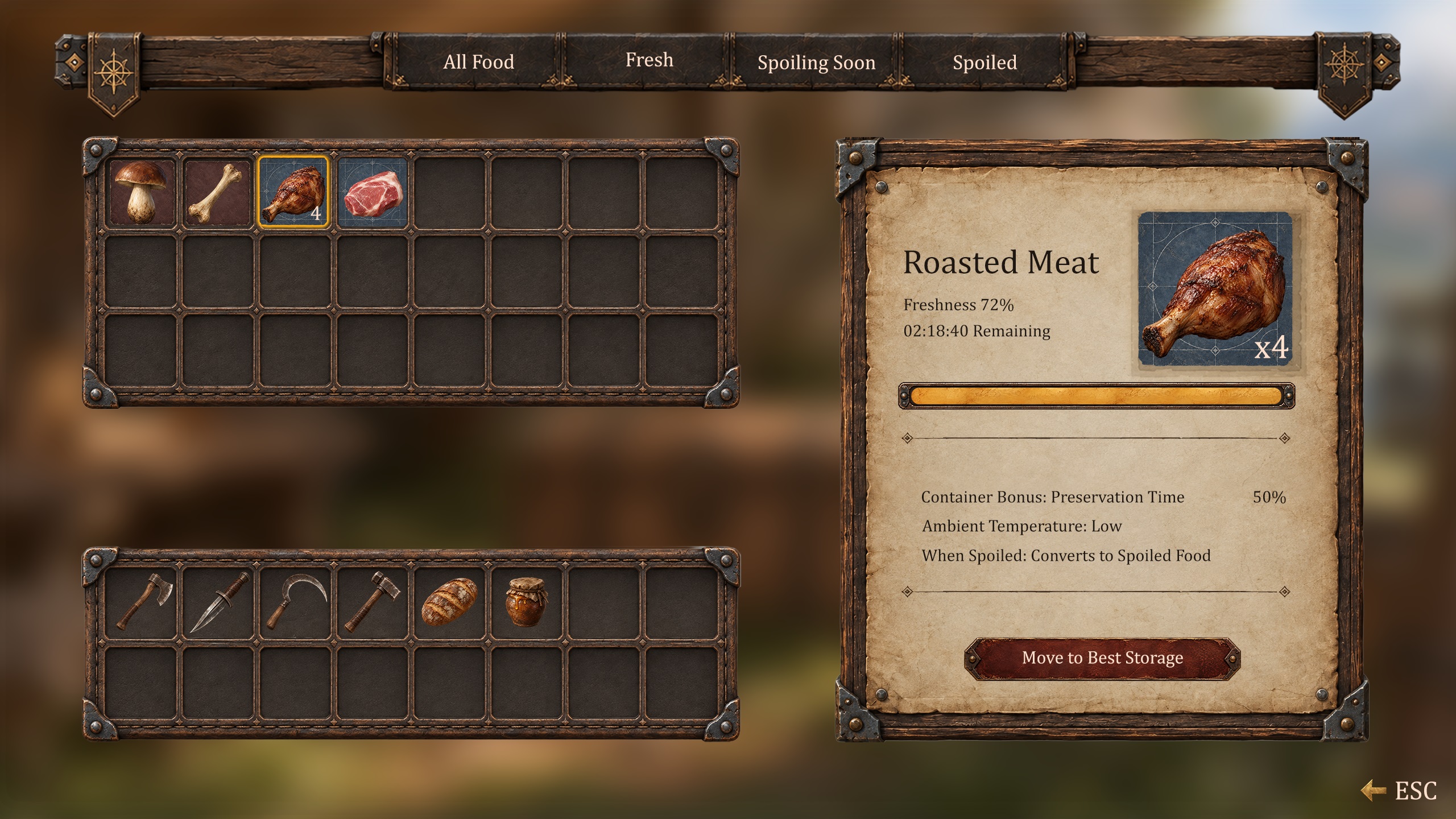 Fantasy Survival & Crafting RPG UI Starter — PNG Edition by ZSS Game Lab