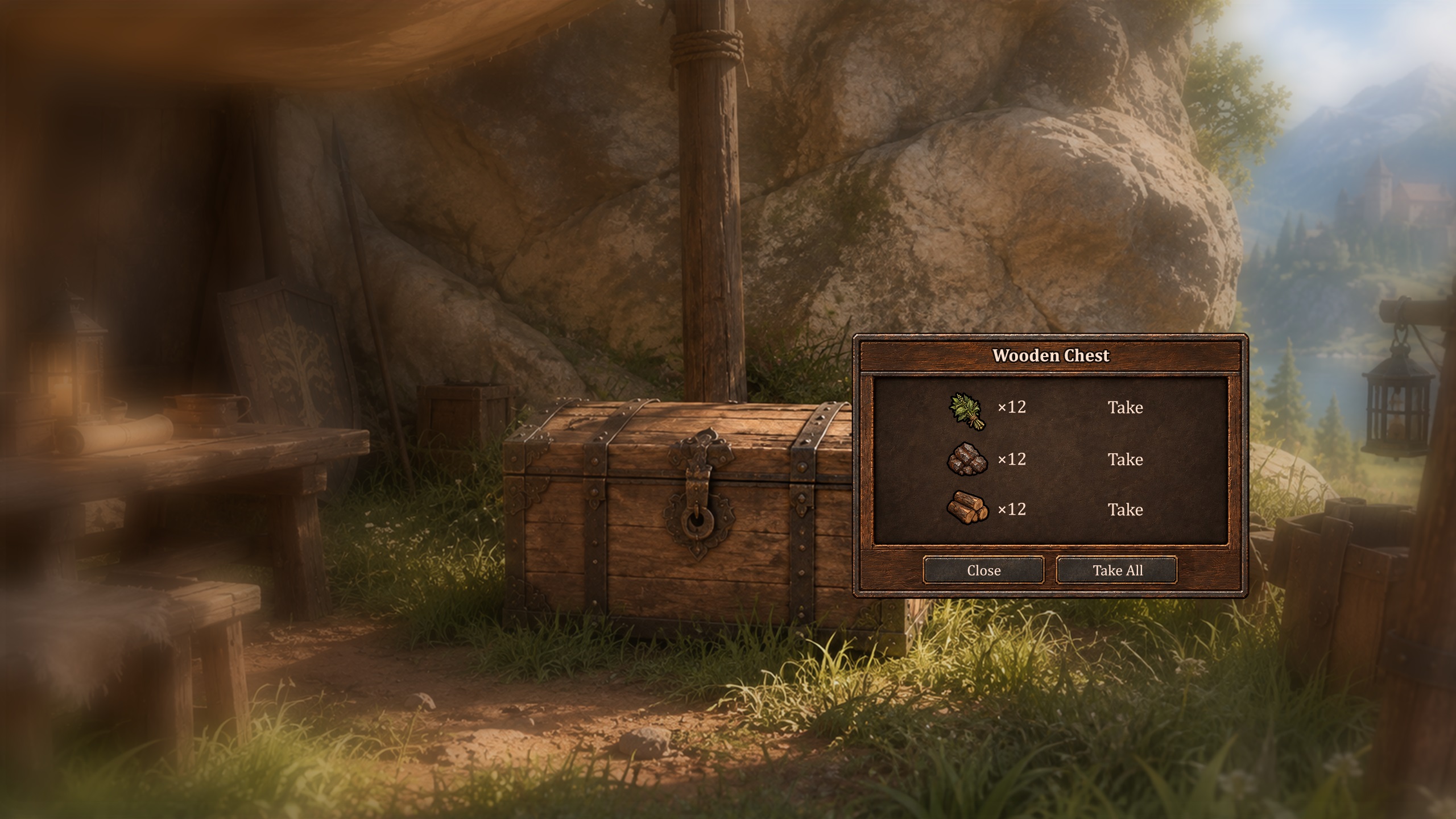 Fantasy Survival & Crafting RPG UI Starter — PNG Edition by ZSS Game Lab