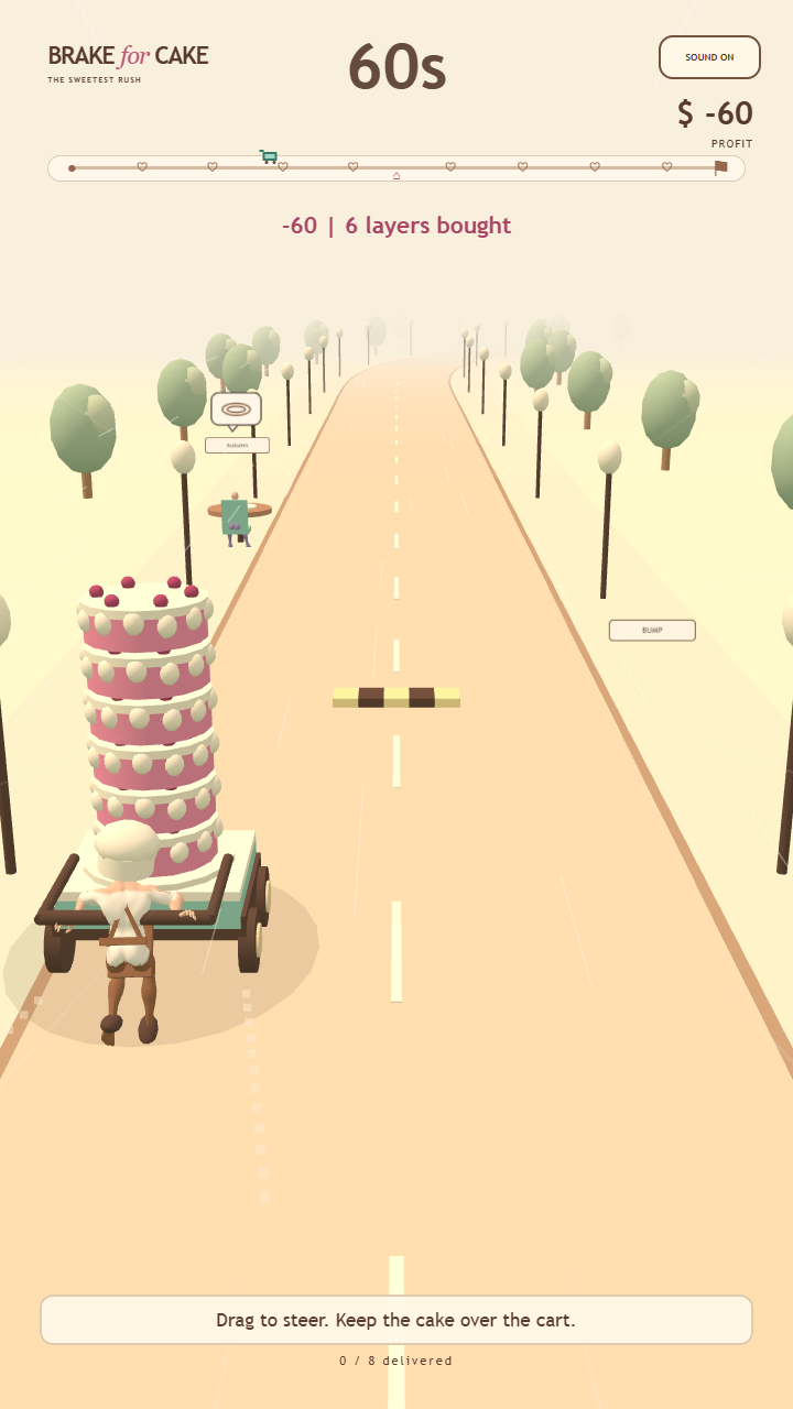 Brake for Cake — official gameplay screenshot