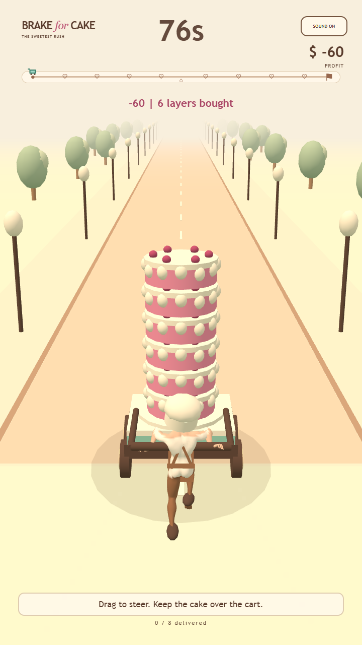 Brake for Cake gameplay screenshot 4