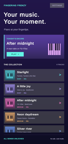 Fingering Frenzy screenshot 1