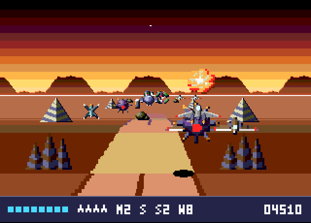 Fly Screen Gif Nebula Vulture - ZX Spectrum Next Version by 7TowersoftGames
