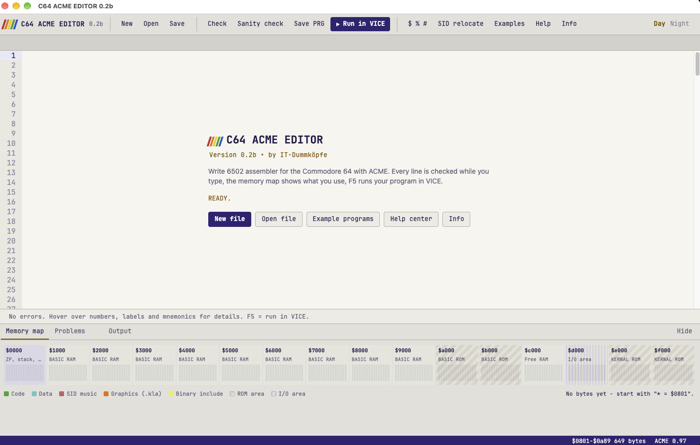 C64 ACME EDITOR by IT-Dummkopfen