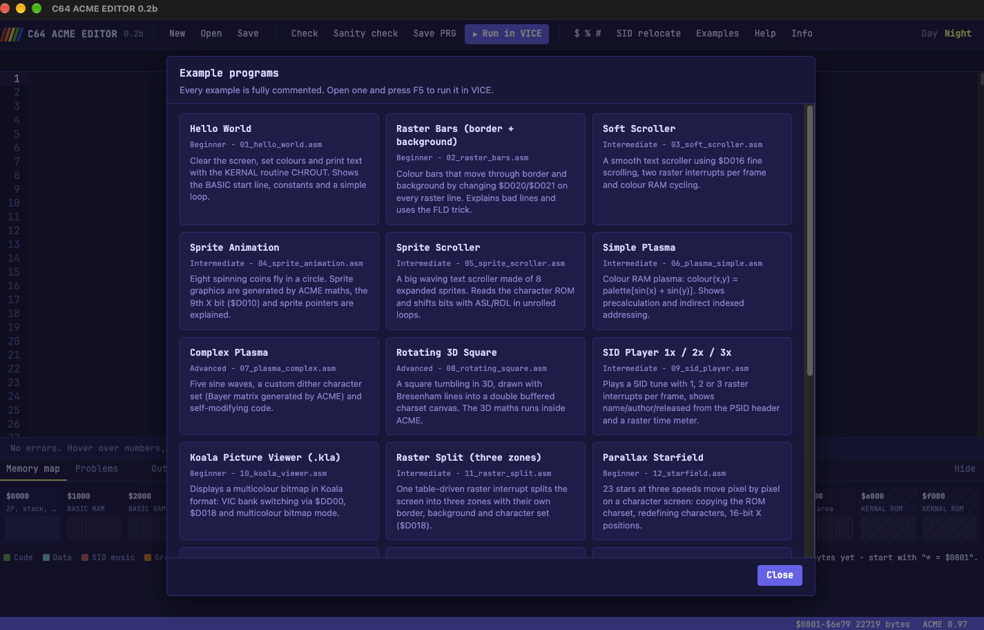 C64 ACME EDITOR by IT-Dummkopfen