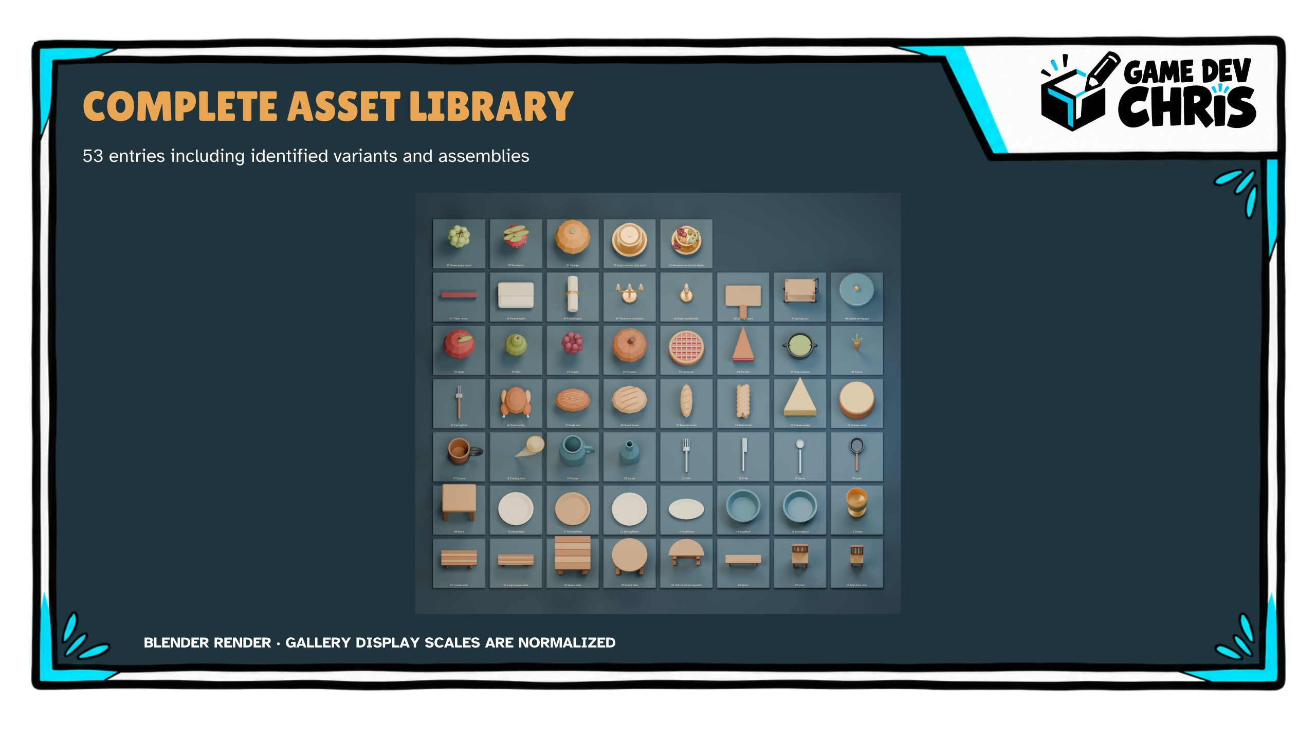 Included asset library
