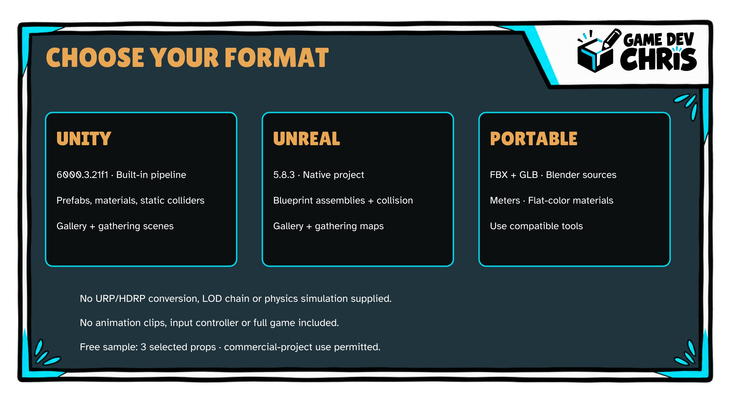 Included asset library